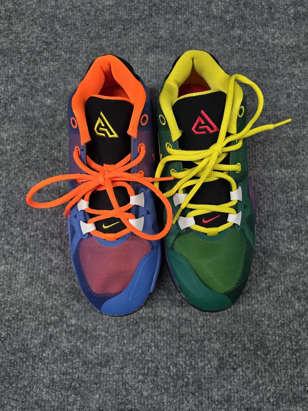 Nike Zoom Freak 1 Kids 6.5Y Multicolor Colorblock Basketball Low Top CU1486-800